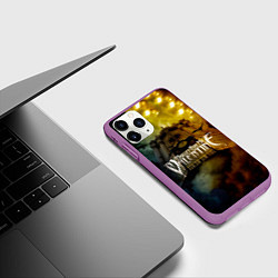 Чехол iPhone 11 Pro матовый Scream Aim Fire - Bullet For My Valentine, цвет: 3D-фиолетовый — фото 2
