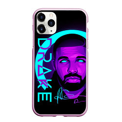 Чехол iPhone 11 Pro матовый Drake, цвет: 3D-розовый