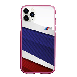 Чехол iPhone 11 Pro матовый BMW БМВ Z, цвет: 3D-малиновый