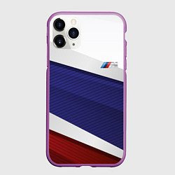 Чехол iPhone 11 Pro матовый BMW БМВ Z, цвет: 3D-фиолетовый