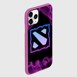 Чехол iPhone 11 Pro матовый Дота - Dota 2, цвет: 3D-фиолетовый — фото 2