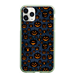 Чехол iPhone 11 Pro матовый HALLOWEEN, цвет: 3D-салатовый