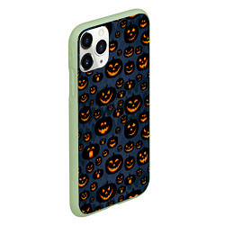 Чехол iPhone 11 Pro матовый HALLOWEEN, цвет: 3D-салатовый — фото 2