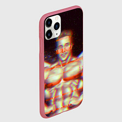 Чехол iPhone 11 Pro матовый Gachimuchi GYM, цвет: 3D-малиновый — фото 2