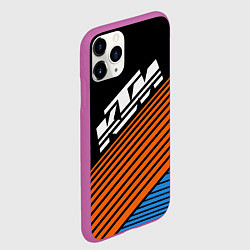 Чехол iPhone 11 Pro матовый KTM КТМ Z, цвет: 3D-фиолетовый — фото 2