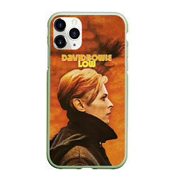Чехол iPhone 11 Pro матовый Low - David Bowie, цвет: 3D-салатовый