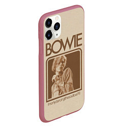 Чехол iPhone 11 Pro матовый Im Only Dancing - David Bowie, цвет: 3D-малиновый — фото 2