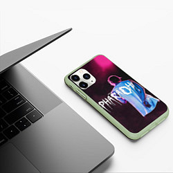 Чехол iPhone 11 Pro матовый COLDSIEMENS, цвет: 3D-салатовый — фото 2