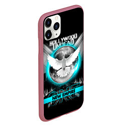 Чехол iPhone 11 Pro матовый New Empire, Vol 1 - Hollywood Undead, цвет: 3D-малиновый — фото 2