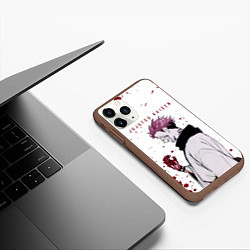 Чехол iPhone 11 Pro матовый Ryomen Sukuna Jujutsu Kaisen, цвет: 3D-коричневый — фото 2