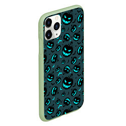 Чехол iPhone 11 Pro матовый Светильник Джека, цвет: 3D-салатовый — фото 2