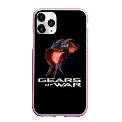 Чехол iPhone 11 Pro матовый GEARS OF WAR ШЕСТЕРЕНКИ Z, цвет: 3D-розовый