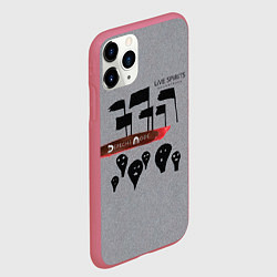 Чехол iPhone 11 Pro матовый LiVE SPiRiTS SOUNDTRACK - Depeche Mode, цвет: 3D-малиновый — фото 2