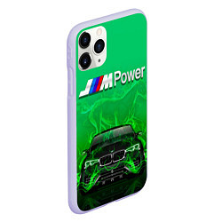 Чехол iPhone 11 Pro матовый BMW GREEN STYLE, цвет: 3D-светло-сиреневый — фото 2