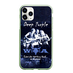 Чехол iPhone 11 Pro матовый From The Setting Sun In Wacken - Deep Purple, цвет: 3D-салатовый
