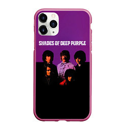Чехол iPhone 11 Pro матовый Shades of Deep Purple, цвет: 3D-малиновый