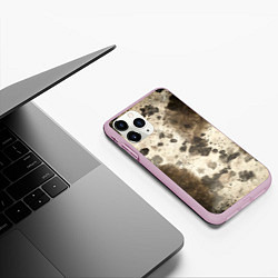 Чехол iPhone 11 Pro матовый Пятьдесят оттенков серого, цвет: 3D-розовый — фото 2