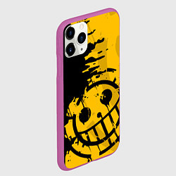 Чехол iPhone 11 Pro матовый ONE PIECE PIRATES ПИРАТЫ, цвет: 3D-фиолетовый — фото 2