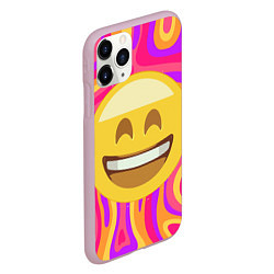 Чехол iPhone 11 Pro матовый Абстракция позитив Красочный и яркий принт, цвет: 3D-розовый — фото 2