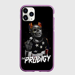 Чехол iPhone 11 Pro матовый THE PRODIGY FLINT, цвет: 3D-фиолетовый