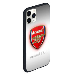 Чехол iPhone 11 Pro матовый F C Arsenal, цвет: 3D-черный — фото 2