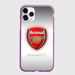Чехол iPhone 11 Pro матовый F C Arsenal, цвет: 3D-фиолетовый