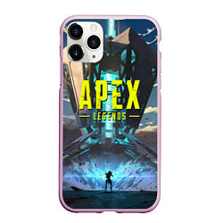 Чехол iPhone 11 Pro матовый APEX Legends boom, цвет: 3D-розовый