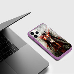 Чехол iPhone 11 Pro матовый Dante Definitive W, цвет: 3D-фиолетовый — фото 2