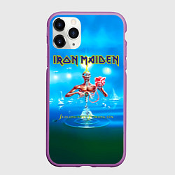Чехол iPhone 11 Pro матовый Seventh Son of a Seventh Son - Iron Maiden, цвет: 3D-фиолетовый