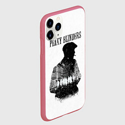 Чехол iPhone 11 Pro матовый Thomas Shelby Peaky Blinders, цвет: 3D-малиновый — фото 2