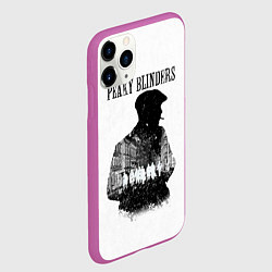 Чехол iPhone 11 Pro матовый Thomas Shelby Peaky Blinders, цвет: 3D-фиолетовый — фото 2