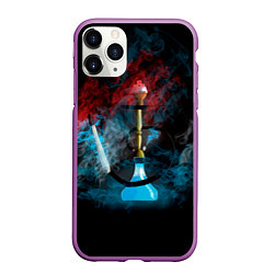 Чехол iPhone 11 Pro матовый Калдик, цвет: 3D-фиолетовый