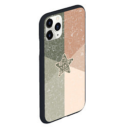 Чехол iPhone 11 Pro матовый Звезда на фоне АПВ 6 1 2, цвет: 3D-черный — фото 2