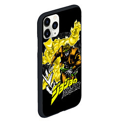 Чехол iPhone 11 Pro матовый Дио Брандо - JoJos Bizarre Adventure, цвет: 3D-черный — фото 2