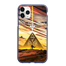 Чехол iPhone 11 Pro матовый DESTINY GALAXY ДЕСТИНИ 2 ПРИКЛЮЧЕНИЯ, цвет: 3D-серый