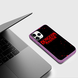 Чехол iPhone 11 Pro матовый DUNGEON MASTER BLOOD ГАЧИМУЧИ, цвет: 3D-фиолетовый — фото 2