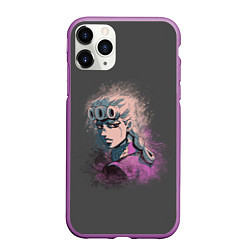 Чехол iPhone 11 Pro матовый Giorno Giovanna Paints, цвет: 3D-фиолетовый