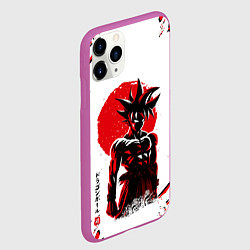 Чехол iPhone 11 Pro матовый Dragon ball, цвет: 3D-фиолетовый — фото 2