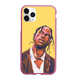 Чехол iPhone 11 Pro матовый Travis art