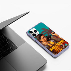 Чехол iPhone 11 Pro матовый Far Cry Dani Rojas, цвет: 3D-светло-сиреневый — фото 2
