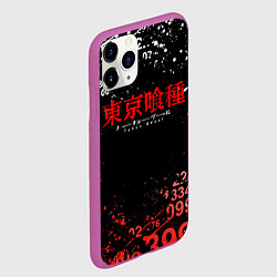 Чехол iPhone 11 Pro матовый TOKYO GHOUL МИНУС 7 ТОКИЙСКИЙ ГУЛЬ 1000-7, цвет: 3D-фиолетовый — фото 2