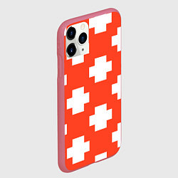 Чехол iPhone 11 Pro матовый Toca Life: Live, цвет: 3D-малиновый — фото 2