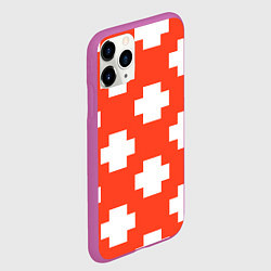 Чехол iPhone 11 Pro матовый Toca Life: Live, цвет: 3D-фиолетовый — фото 2