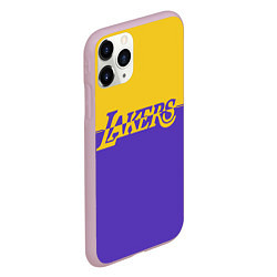 Чехол iPhone 11 Pro матовый KobeBryant Los Angeles Lakers,, цвет: 3D-розовый — фото 2