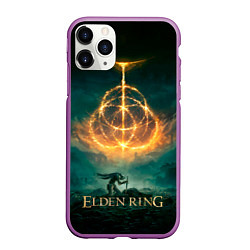 Чехол iPhone 11 Pro матовый Elden Ring Game Art, цвет: 3D-фиолетовый