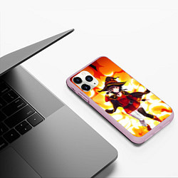 Чехол iPhone 11 Pro матовый MeguminKonoSuba, цвет: 3D-розовый — фото 2