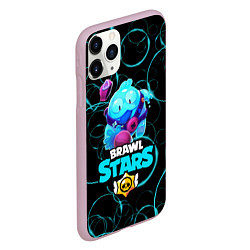 Чехол iPhone 11 Pro матовый Brawl Stars Сквик Squeak, цвет: 3D-розовый — фото 2