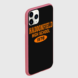 Чехол iPhone 11 Pro матовый Haddonfield High School 1978, цвет: 3D-малиновый — фото 2