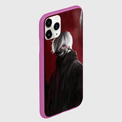 Чехол iPhone 11 Pro матовый TOKYO GHOUL ТОКИЙСКИЙ ГУЛЬ ЩЮПАЛЬЦА, цвет: 3D-фиолетовый — фото 2