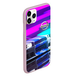 Чехол iPhone 11 Pro матовый NISSAN GT-R SKYLINE, цвет: 3D-розовый — фото 2